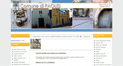 Desktop Screenshot of comune.paolisi.bn.it