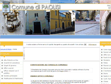 Tablet Screenshot of comune.paolisi.bn.it